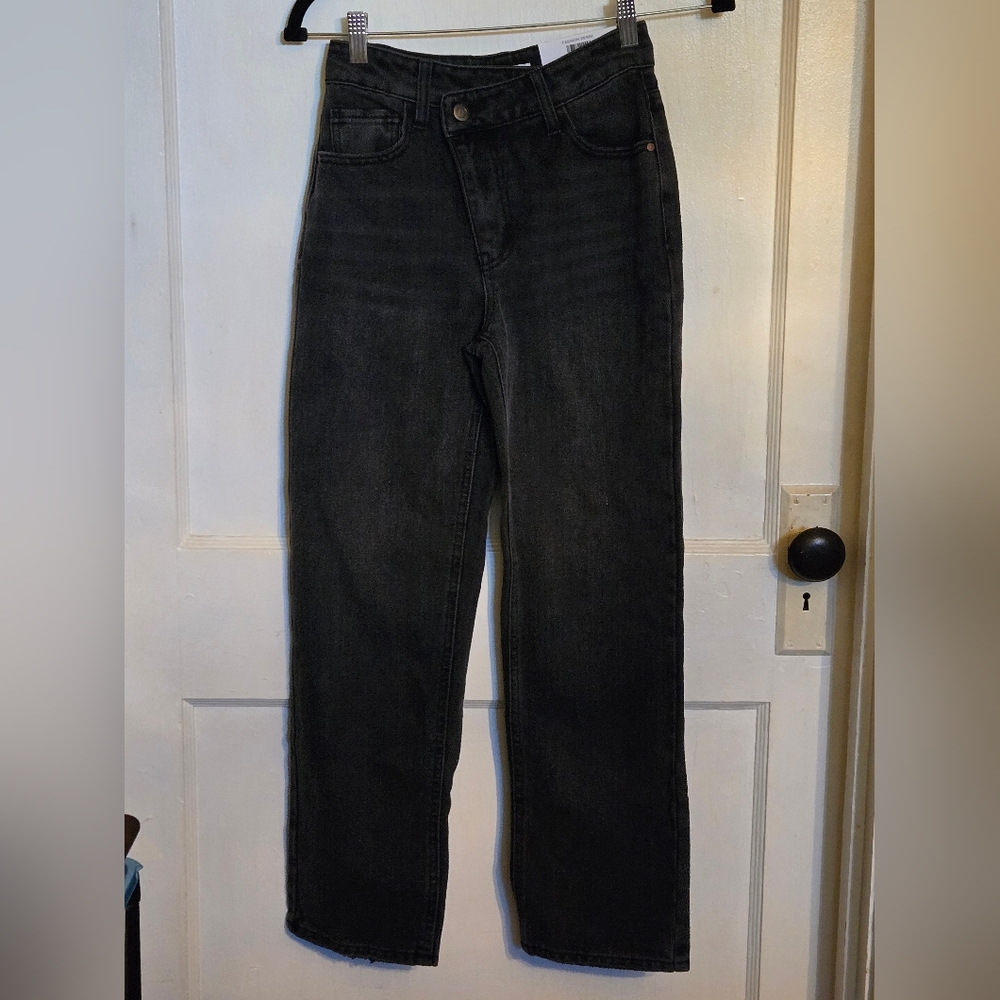 And Now This womens size 24 black jeans